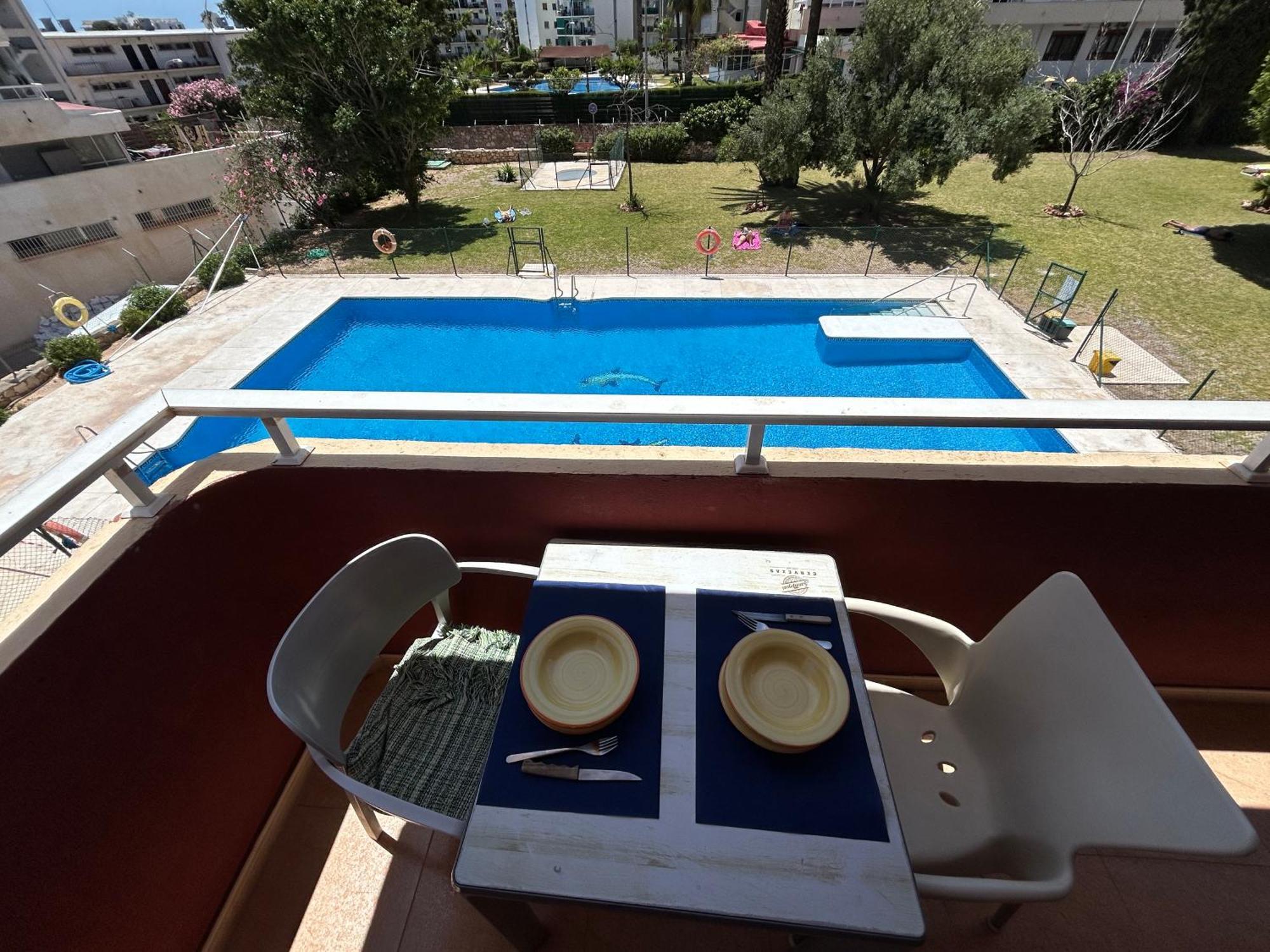 Appartamento Piscina Terrazza Seaview Benalmádena Esterno foto